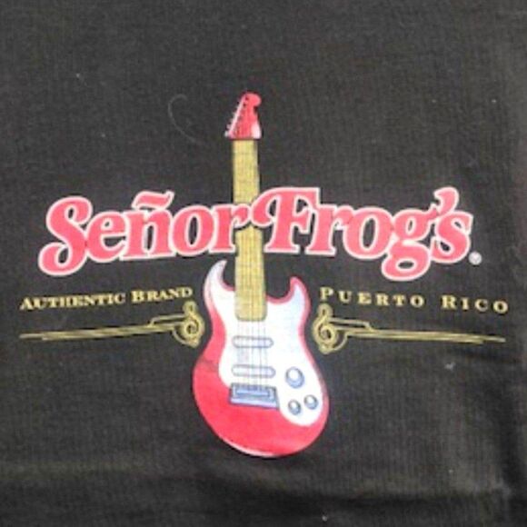 Senor Frog Puerto Rico . Size: Extra Large {46-48} Leisure Tee Shirt - Picture 3 of 5